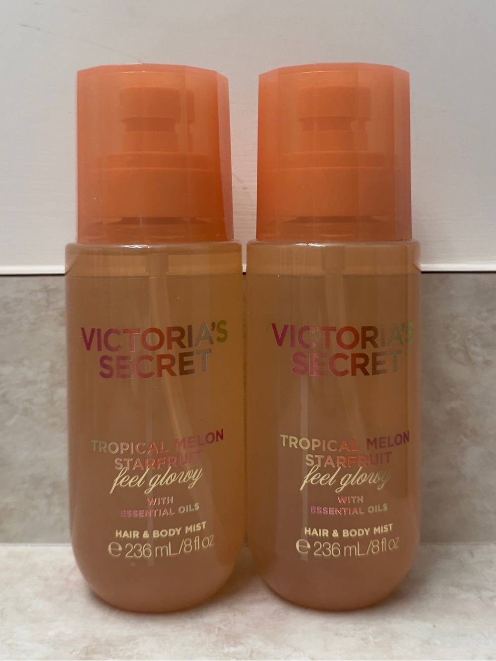 NWT Victoria’s Secret Tropical Melon Starfruit Hair & Body Mist Set